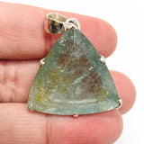 Aquamarine Triangular Faceted Pendant PPGJ985