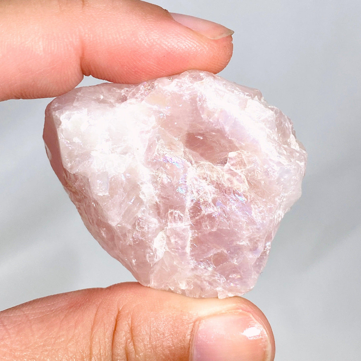 Aura Rose Quartz Raw ARQR - Nature's Magick