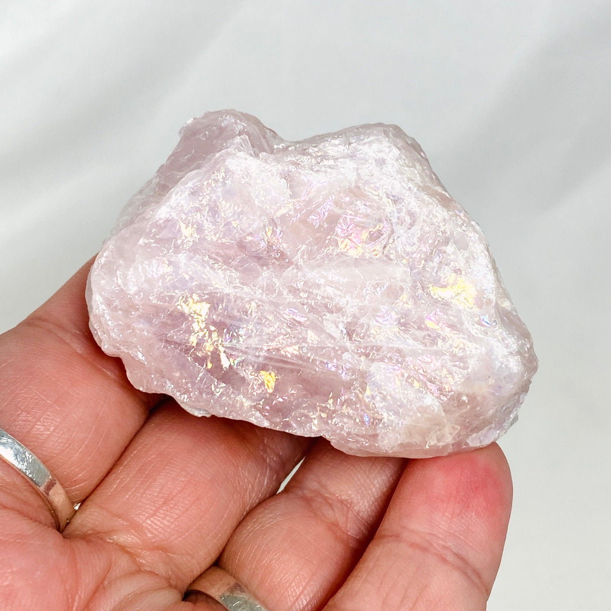 Aura Rose Quartz Raw ARQR - Nature's Magick