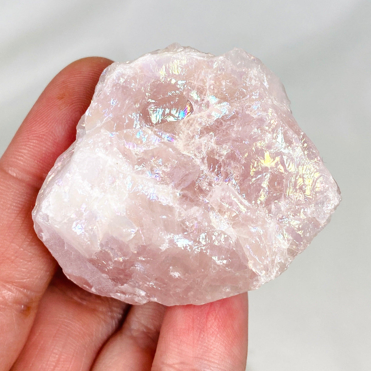 Aura Rose Quartz Raw ARQR - Nature's Magick