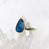 Australian Boulder Opal Freeform Ring Size 9 PRGJ336 - Nature's Magick