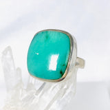 Australian Chrysoprase Square Ring s.6 SSGJ-72 - Nature's Magick