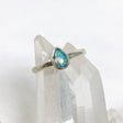 Australian Opal (Solid) Teardrop Ring Size 6.5 PRGJ338 - Nature's Magick