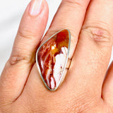 Australian Pink Opal Freeform Ring Size 9.5 PRGJ343 - Nature's Magick