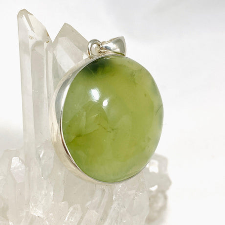 Australian Prehnite Round Pendant KPGJ4283 - Nature's Magick