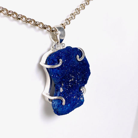 Azurite Druzy Pendant LPGJ-04 - Nature's Magick