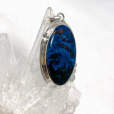 Azurite with Cuprite Oval Pendant in a Decorative Setting KPGJ4422 - Nature's Magick