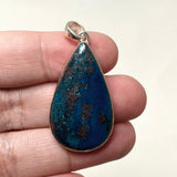 Azurite with Hematite and Cuprite Teardrop Pendant KPGJ4432 - Nature's Magick