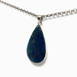 Azurite with Hematite and Cuprite Teardrop Pendant KPGJ4432 - Nature's Magick