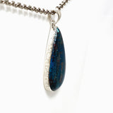 Azurite with Hematite and Cuprite Teardrop Pendant KPGJ4432 - Nature's Magick