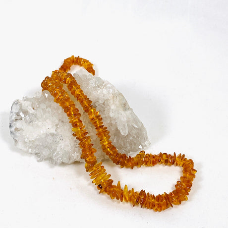 Baltic Amber chip beaded necklace - Nature's Magick