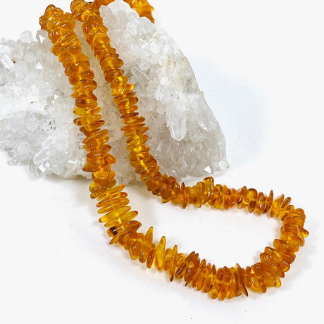 Baltic Amber chip beaded necklace - Nature's Magick