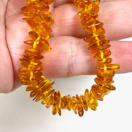 Baltic Amber chip beaded necklace - Nature's Magick