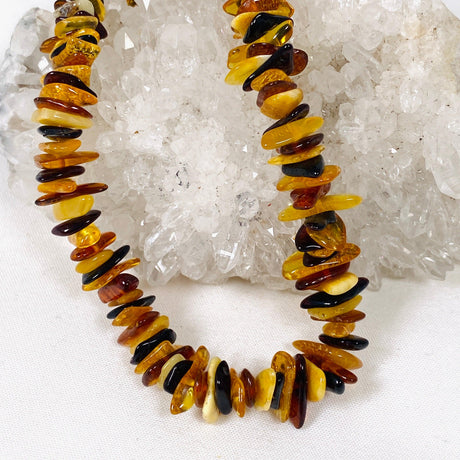 Baltic Amber chip beaded necklace - Nature's Magick