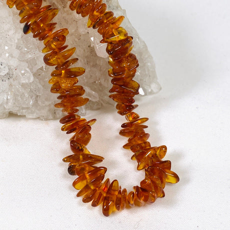 Baltic Amber chip beaded necklace - Nature's Magick