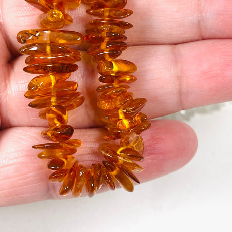 Baltic Amber chip beaded necklace - Nature's Magick