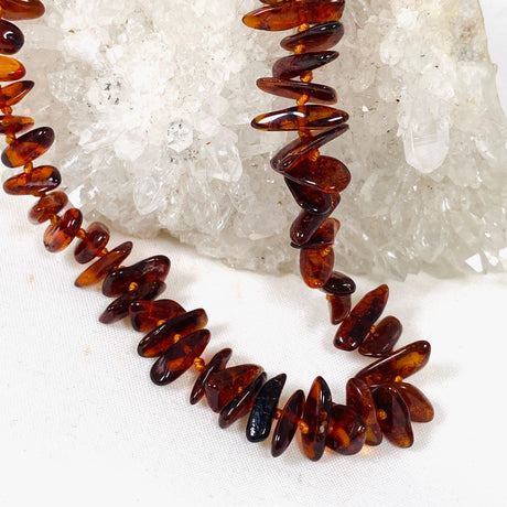 Baltic Amber chip beaded necklace - Nature's Magick