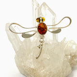 Baltic Amber Dragonfly Brooch AMB285