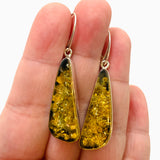 Baltic Amber Freeform Cabochon Earrings AMB299