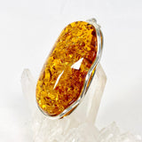 Baltic Amber honey cognac large oval pendant AMB143 - Nature's Magick