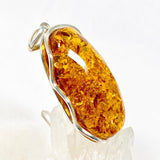 Baltic Amber honey cognac large oval pendant AMB143 - Nature's Magick