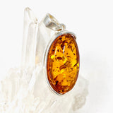 Baltic Amber honey cognac oval pendant AMB144 - Nature's Magick