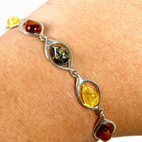 Baltic Amber multi-drop bracelet 21cm AMB174 - Nature's Magick