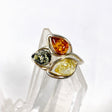 Baltic Amber multi-drop ring AMB165 - Nature's Magick