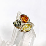 Baltic Amber multi-drop ring AMB165 - Nature's Magick