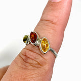 Baltic Amber multi-marquise ring AMB166 - Nature's Magick