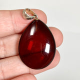 Baltic Cherry Amber Teardrop Pendant AMB358