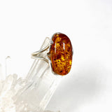 Baltic Cognac Amber adjustable ring AMB159 - Nature's Magick