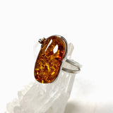 Baltic Cognac Amber adjustable ring AMB159 - Nature's Magick