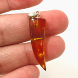 Baltic Cognac Amber Freeform Pendant AMB357