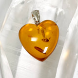 Baltic Cognac Amber Heart Pendant AMB340