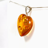 Baltic Cognac Amber Heart Pendant AMB341