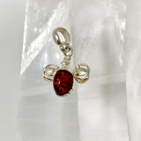 Baltic Cognac Amber Oval Cabochon Bee Pendant AMB347