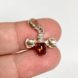 Baltic Cognac Amber Oval Cabochon Bee Pendant AMB347