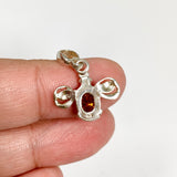 Baltic Cognac Amber Oval Cabochon Bee Pendant AMB347