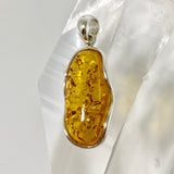 Baltic Cognac Amber Oval Cabochon Pendant AMB344