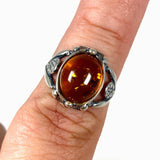 Baltic Cognac Amber ring s.7.5 AMB162 - Nature's Magick