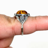 Baltic Cognac Amber ring s.7.5 AMB162 - Nature's Magick