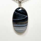 Banded Agate Oval Pendant KPGJ4349 - Nature's Magick