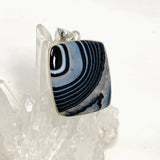 Banded Agate Square Pendant KPGJ4354 - Nature's Magick