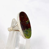 Bastite "Dragon's Blood Jasper" Oval Ring Size 7 KRGJ2212 - Nature's Magick