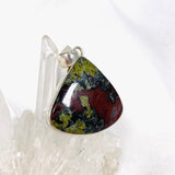 Bastite "Dragon's Blood Stone" Teardrop Pendant KPGJ2906 - Nature's Magick