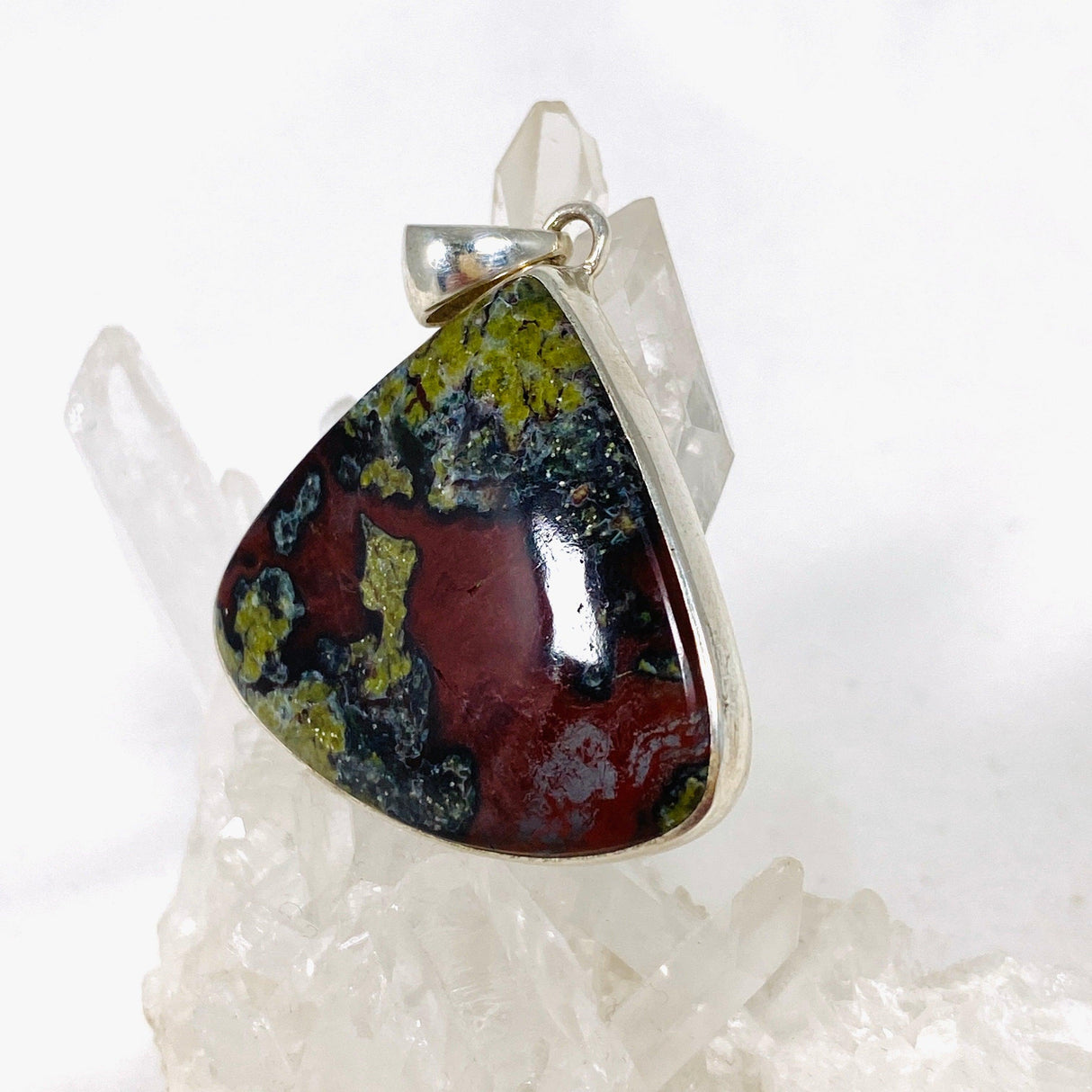 Bastite "Dragon's Blood Stone" Teardrop Pendant KPGJ2906 - Nature's Magick