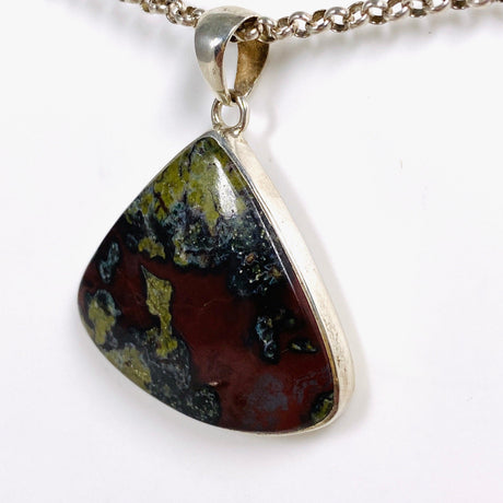 Bastite "Dragon's Blood Stone" Teardrop Pendant KPGJ2906 - Nature's Magick