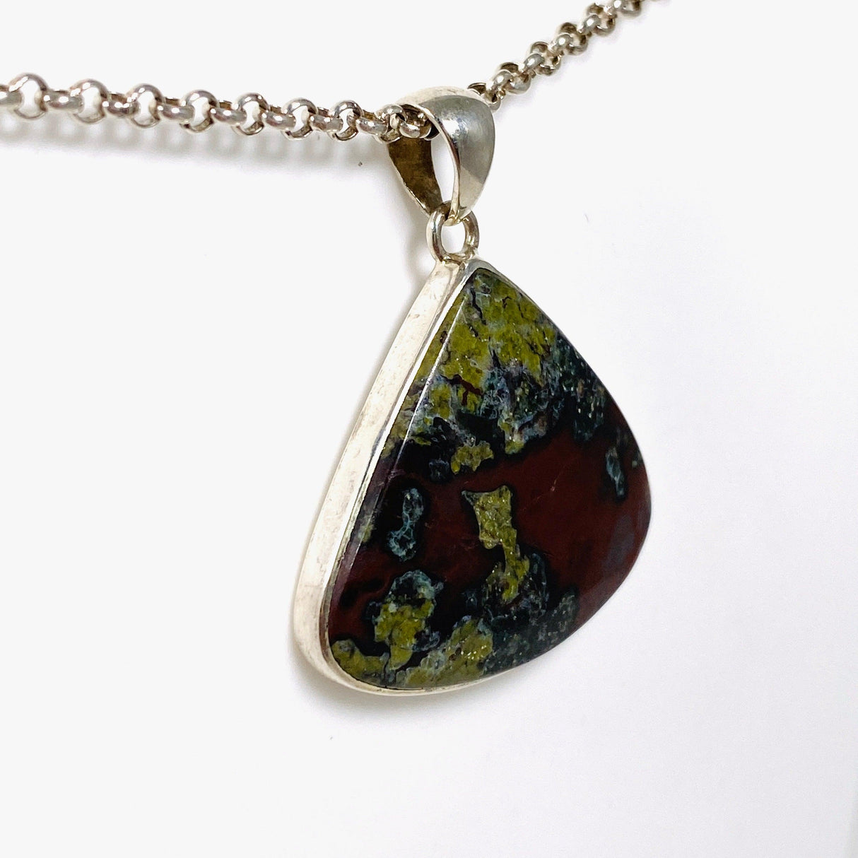 Bastite "Dragon's Blood Stone" Teardrop Pendant KPGJ2906 - Nature's Magick