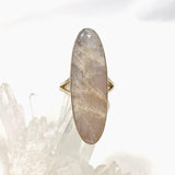 Belomorite (Sunstone with Moonstone "Eclipse" Stone) Oblong Ring Size 11 KRGJ2810 - Nature's Magick